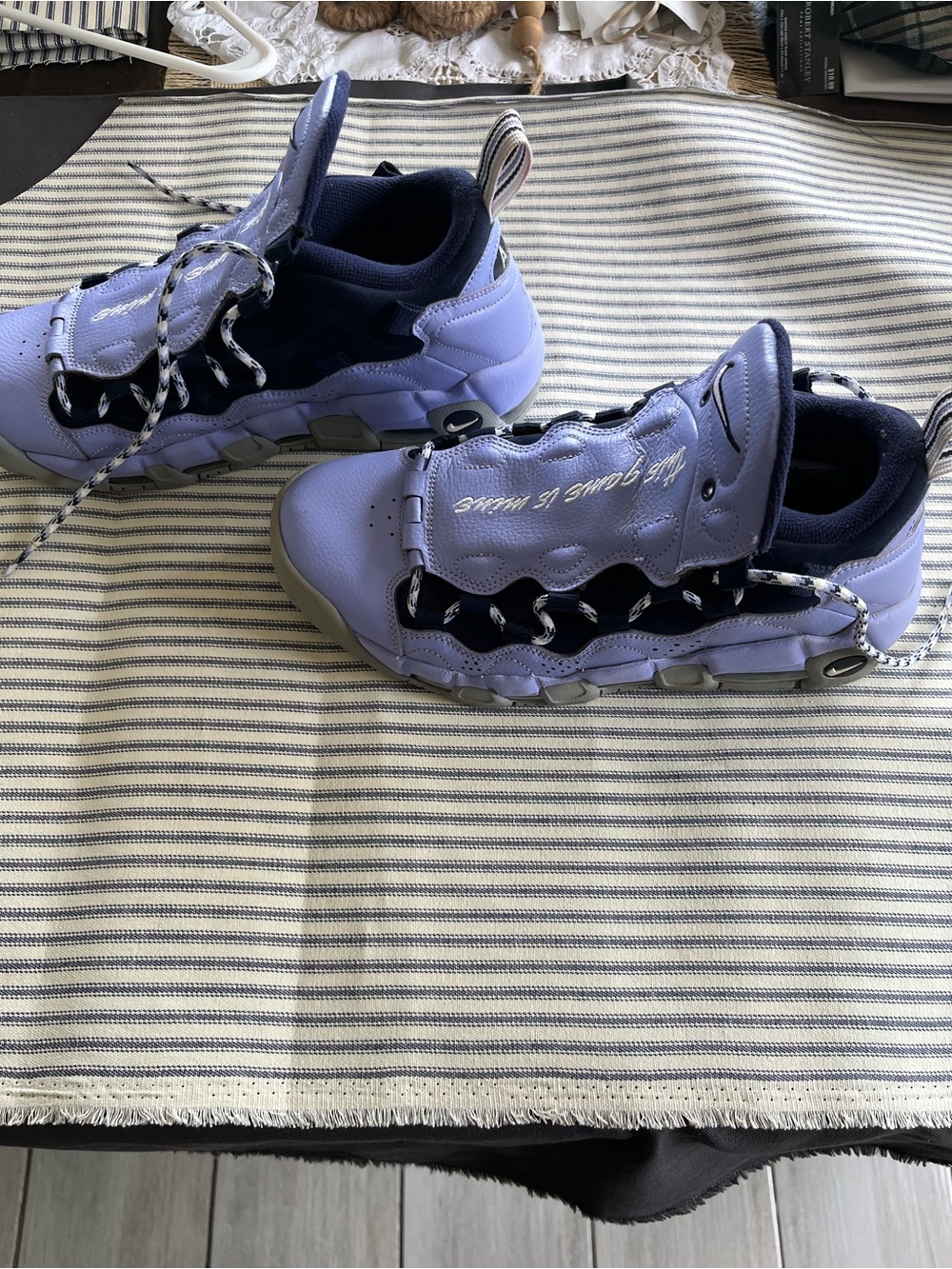 Nike Kids Sneakers in Lavender and Navy Blue